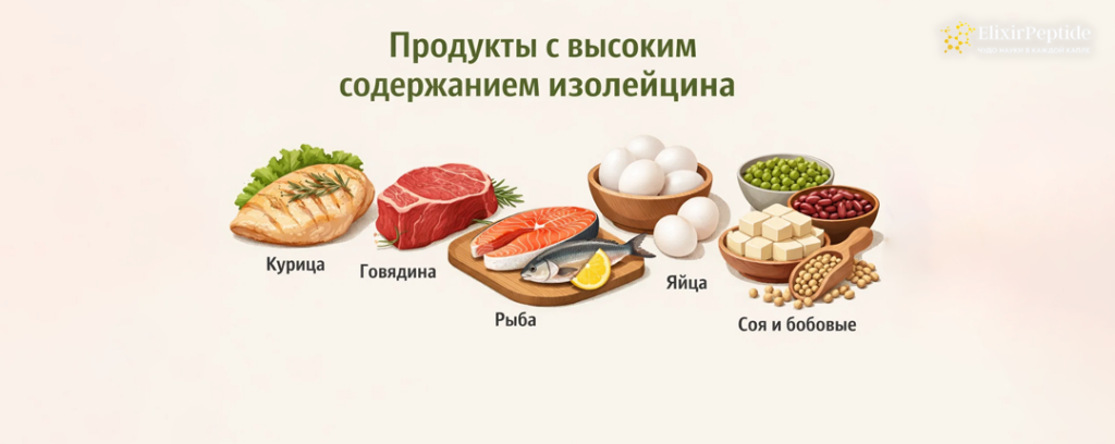 Изолейцин в каких продуктах содержится больше всего .png