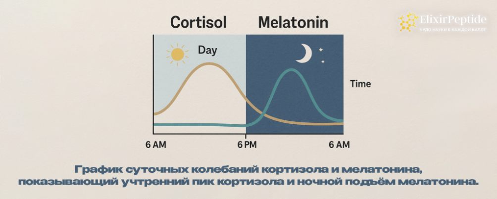 Как связаны кортизол и мелатонин: взаимодействие гормонов