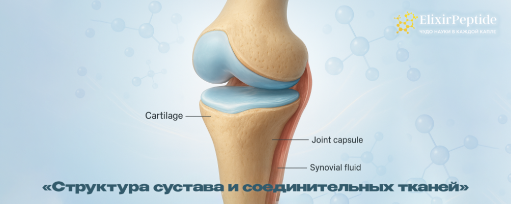 Пептиды для суставов и хрящевых тканей — что это такое и как они работают