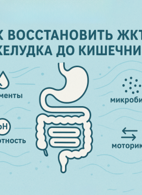 Как восстановить жкт от желудка до кишечника