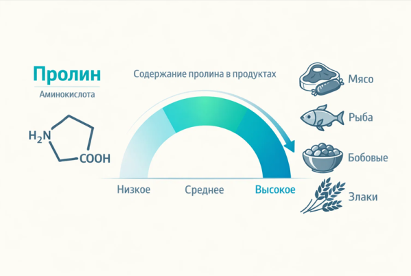 В чём содержится пролин: основные источники аминокислоты