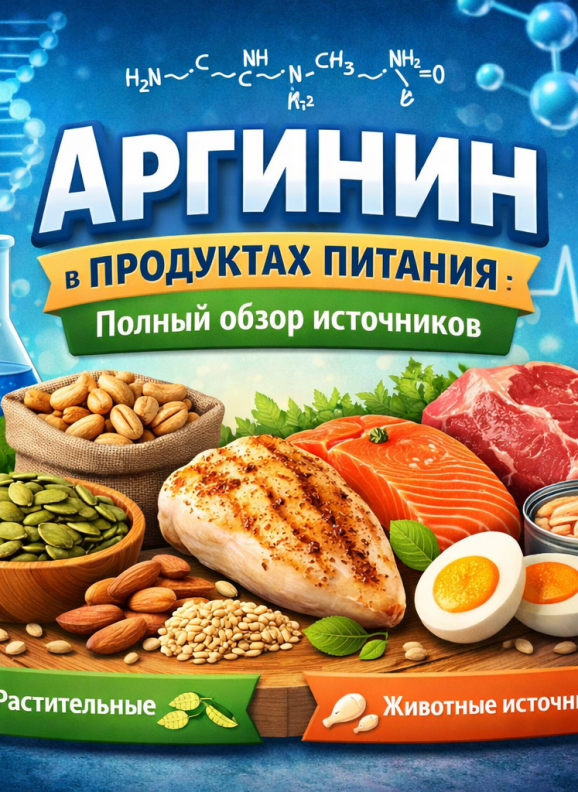 Аргинин в продуктах питания: полный обзор источников